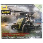 1:72 WWII Sov. 45mm Geschütz 