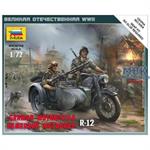 1:72 WWII dt. Motorrad R-12 