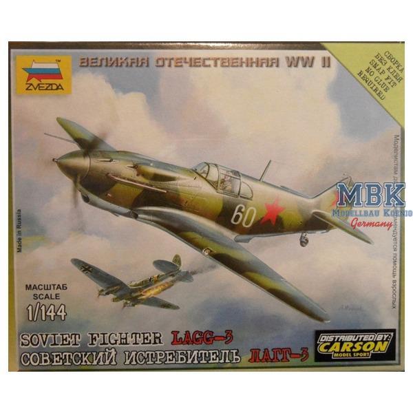 1:144 WW2 Soviet J&auml;ger LaGG-3 - ZVEZDA - ZV6118 - Flugzeugmodellbau 1:72 Alliierte WK.II  Rote Armee