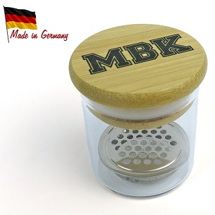 MBK Pinselglas mit Metalleinsatz
