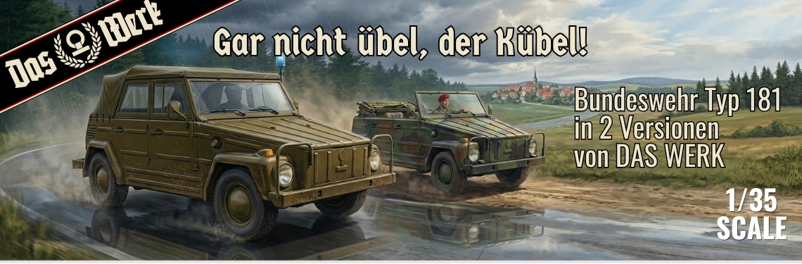 Neuheit Das Werk DW 35044 DW35045 - Kurierwagen Typ 181 - Standard Version