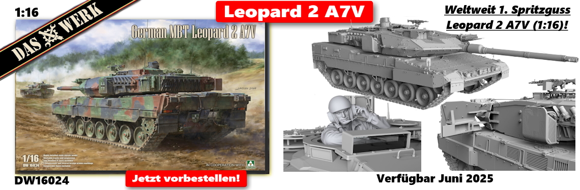 Neuheit DAS WERK DW16024 Leopard 2 A7V (1:16)