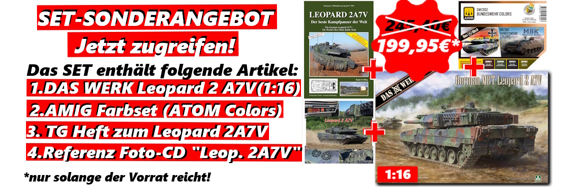TOP-SET DW16024 Leopard 2 A7V DAS WERK Bundle