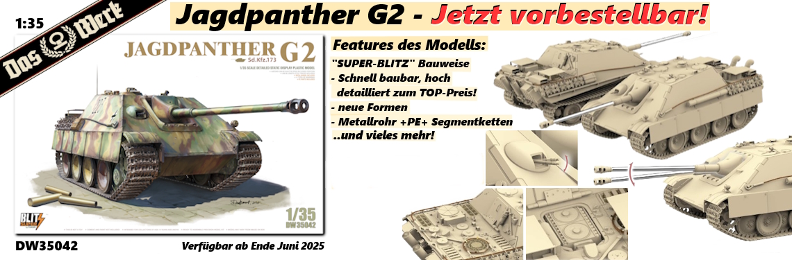 Neuheit DASWERK DW35042 Jagdpanther G2 - SUPER BLITZ