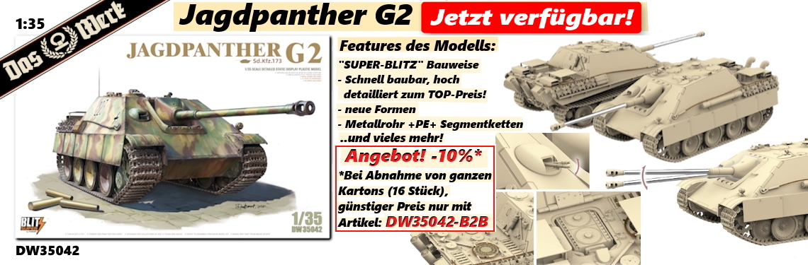 Neuheit DAS WERK DW35042 Jagdpanther G2 - SUPER BLITZ (1:35)