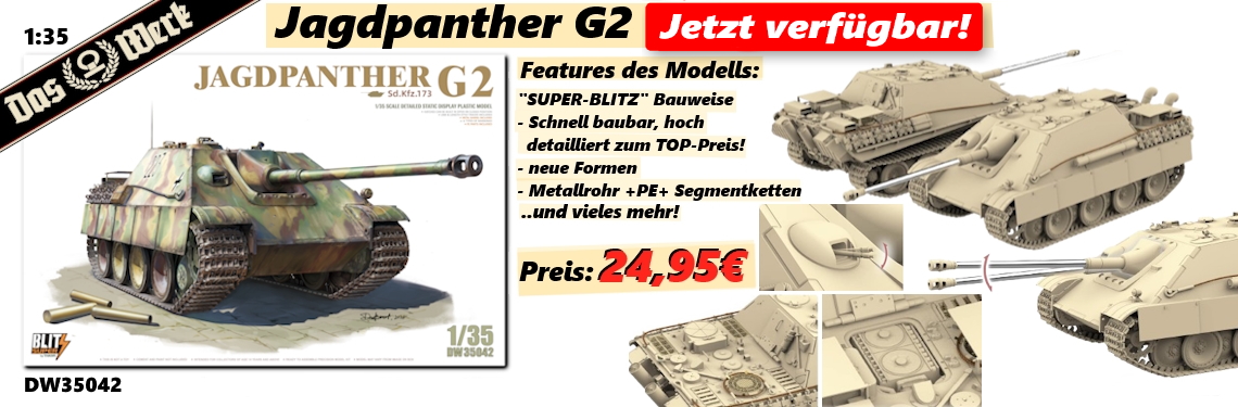 Neuheit DW35042 DW35042 Jagdpanther G2 - SUPER BLITZ DAS WERK (1:35)