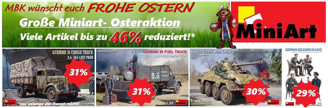 Ostern 2026 MiniArt Verkaufsaktion