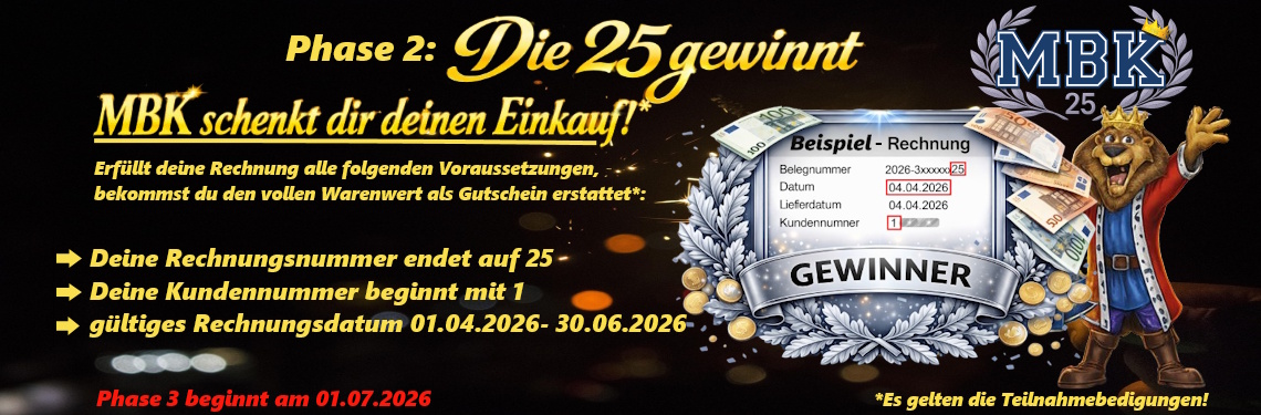 25 Jahre MBK - Phase 2 die 25 gewinnt