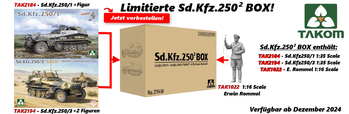 TAK2194W Sd.Kfz.250² BOX Neuheit