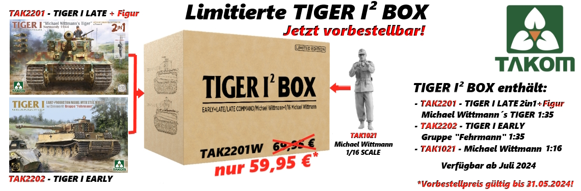 TAK2201W TIGER I² BOX Neuheit