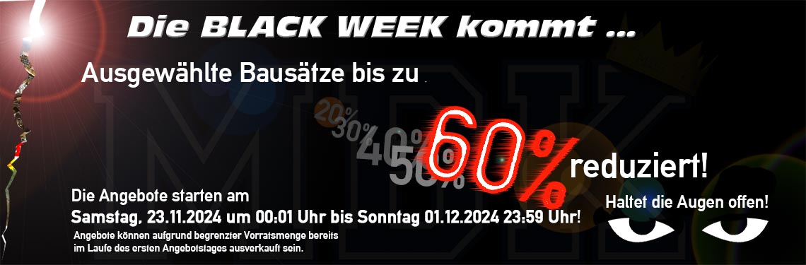 Die Black Week kommt..