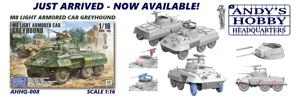 AHHQ-008 New Release GREYHOUND US LIGHT ARMORED CAR