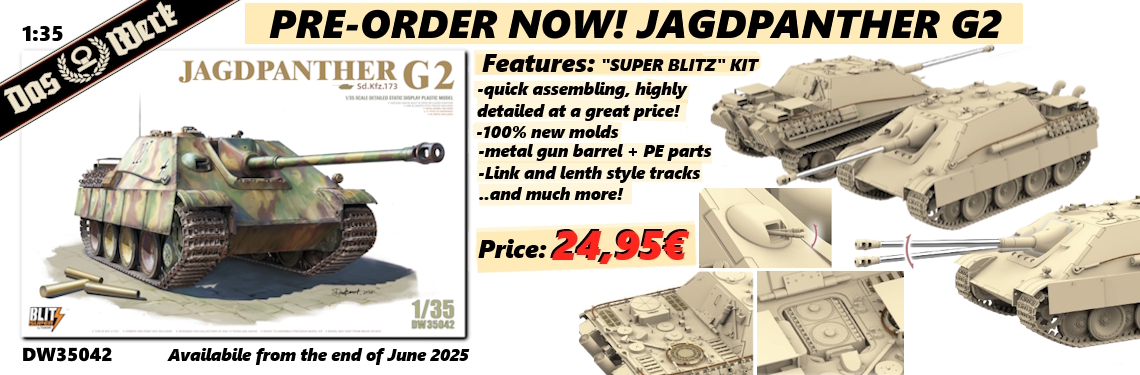 New release DAS WERK DW35042 Jagdpanther G2 - SUPER BLITZ