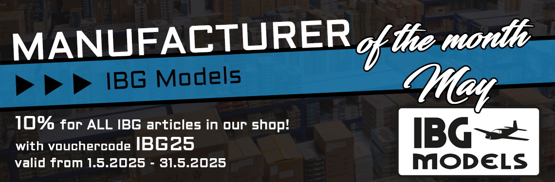 Manufacturer of the month May IBG Models