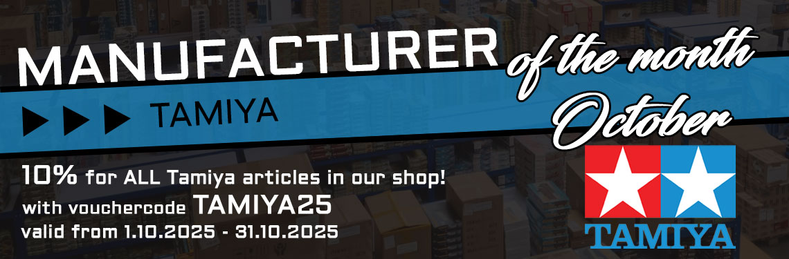 Manufacturer of the month 0ctober 2025 Tamiya