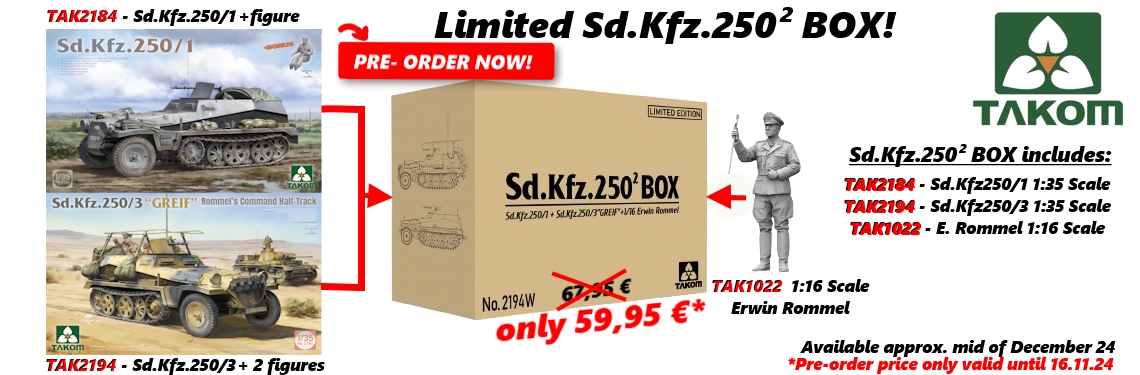 TAK2194W Sd.Kfz.250² BOX new release