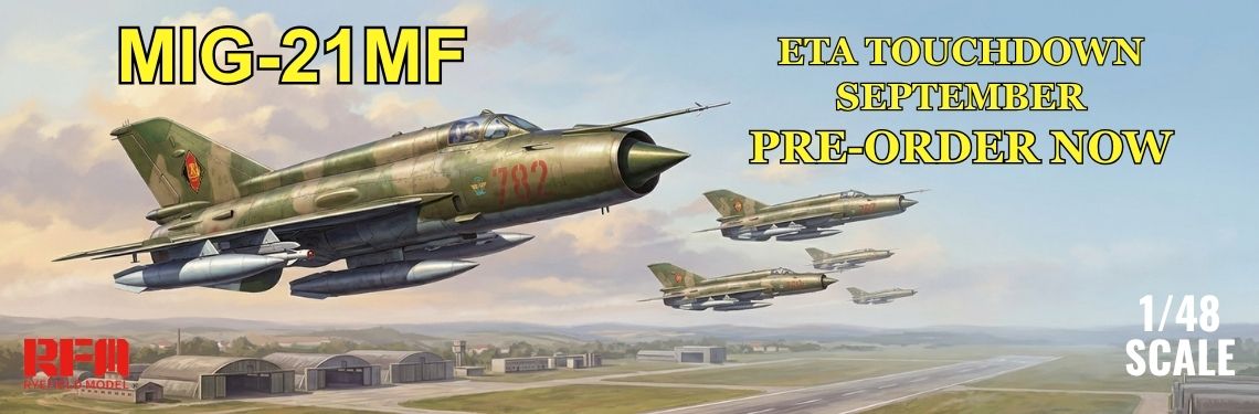 New release Rye Field Model RFM6001 - Mikoyan-Gurevich MIG-21MF Fishbed J