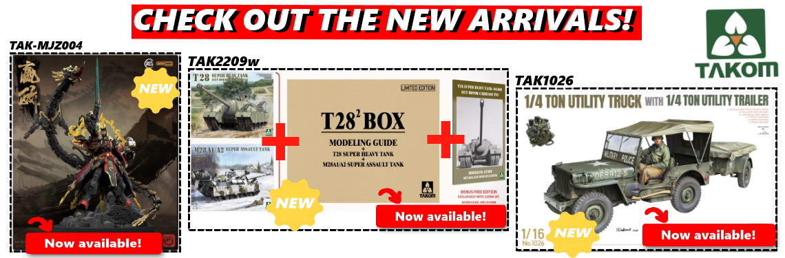 New arrivals from TAKOM