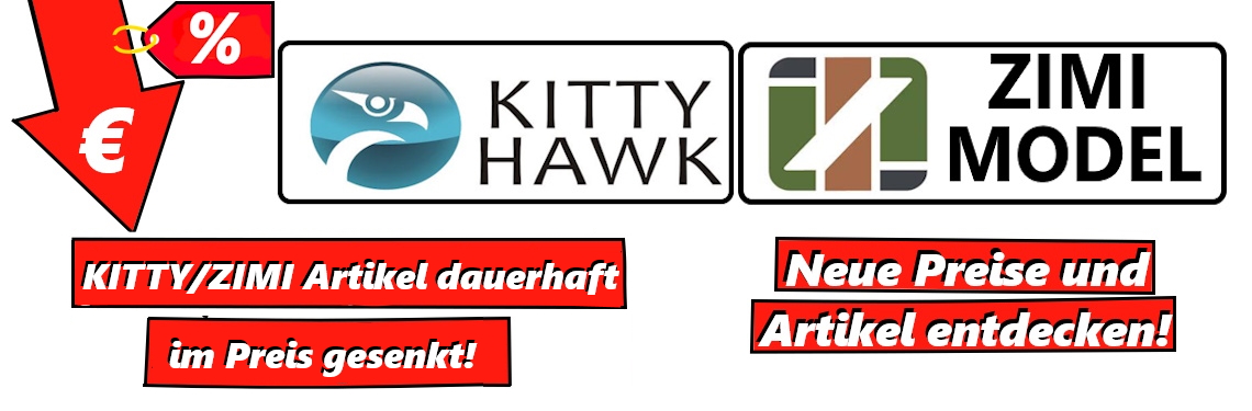 Kitty Hawk Zimi Models Preissenkung