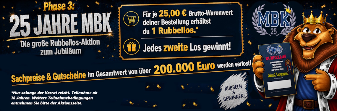 MBK 25 Jahre - Rubbellosaktion