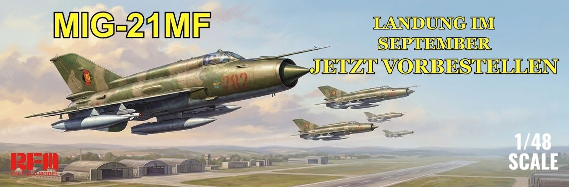 Neuheit Rye Field Model RFM6001 - Mikoyan-Gurevich MIG-21MF Fishbed J