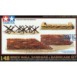 Brick Wall, Sand Bag & Barricade Set