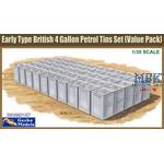 Early Type British 4 Gallon Flimsies (Value pack)