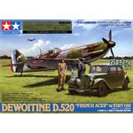 WWII Dewoitine D.520 Franz.Ass u.Staff Car