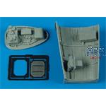 Bf 109G radio equipment - late ver. für Hasegawa-B