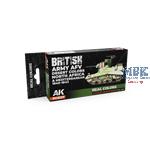 REAL COLORS: British Army AFV Desert Colors SET