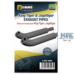 King Tiger & Jadtiger Exhaust Pipes 1:35