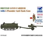British Loyd Carrier with 6 Pounder Anti-Tank Gun