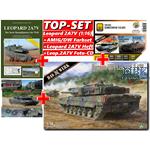 TOP-SET Leopard 2 A7V (1:16) +Farbset+Heft+Foto-CD