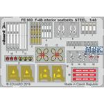 F-4B interior seatbelts STEEL 1/48