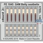 Mitsubishi G4M1 Betty seatbelts STEEL 1/48