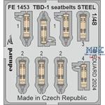 Douglas TBD-1 "Devastator" seatbelts STEEL 1/48