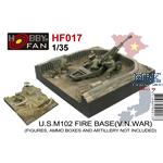 Vietnam War US M102 Fire Base & Ammo Boxes