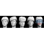 5 Heads Soviet WW2 Ushanka caps