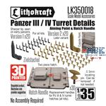 Panzer III/IV Turret Details: Zielstachel & Hatch