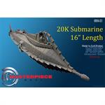 Submarine Nautilus, 16 inches in length