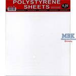 Polystyrene sheets 0,2 mm (220mmx190mm)