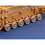 Abgebrannte Laufrollen für Panzer III/StuG III