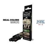 REAL COLORS MARKERS SET: Late German Camo Colors