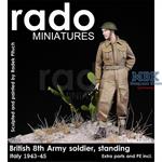 British 8th Army Italy 43-45  standing Soldier