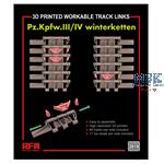Tracks for Pz. III / IV Winterketten (3D printed)