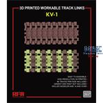 3D printed  Workable track links for KV-1
