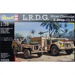 L.R.D.G. 30cwt Chevrolet & Jeep (1:76)