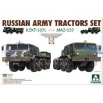 Russian Army Tractors KZKT-537L & MAZ-537  1+1