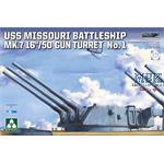 USS Missouri Mk.7 16inch/50 Geschützturm No.1 1:72