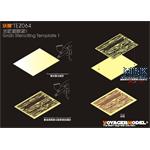 Grain Stenciling Template 1 (Holzmaserung)